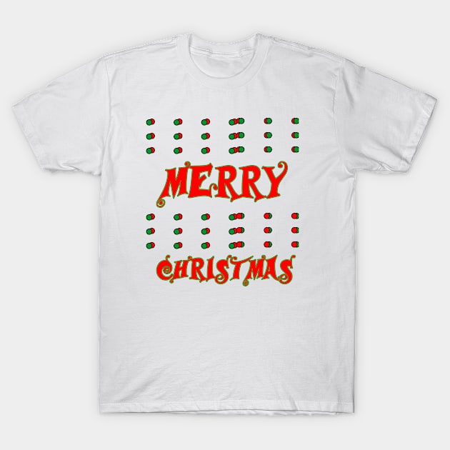 Merry Christmas T-Shirt by sarahnash